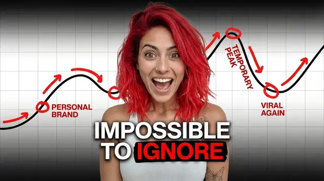 Smiling woman with growth graph